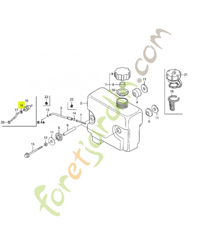 Agrafe de tuyau (d9.4) Honda 90602Z4E003