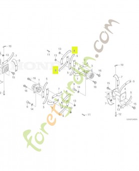 Dent d, rotor réf. Honda 72467V24000