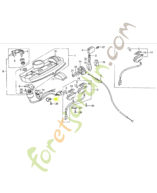 Pince 10.7mm Honda 90602SB0003
