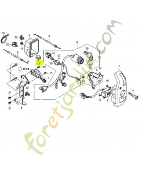 Étai boite de commande Honda 90601Z6L000
