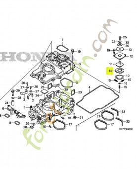 Rondelle, fixation réf. Honda 63202VP7000