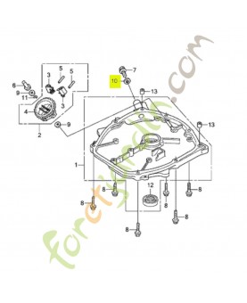 Rondelle de bouchon de vidange  12MM  - Réf. Honda 90601VE5000
