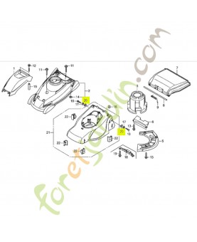 Rondelle appui poignée réf. Honda 90504VP5003
