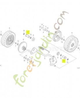 Bague, arbre d'entraineme réf. Honda 41418VK8J50