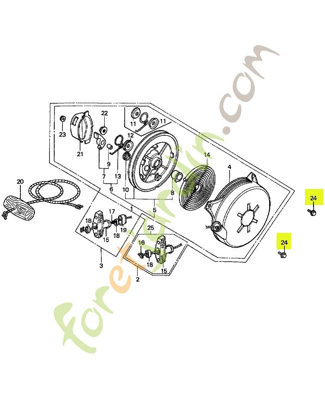 Boulon de bride, 6x8 réf. Honda 957010600800