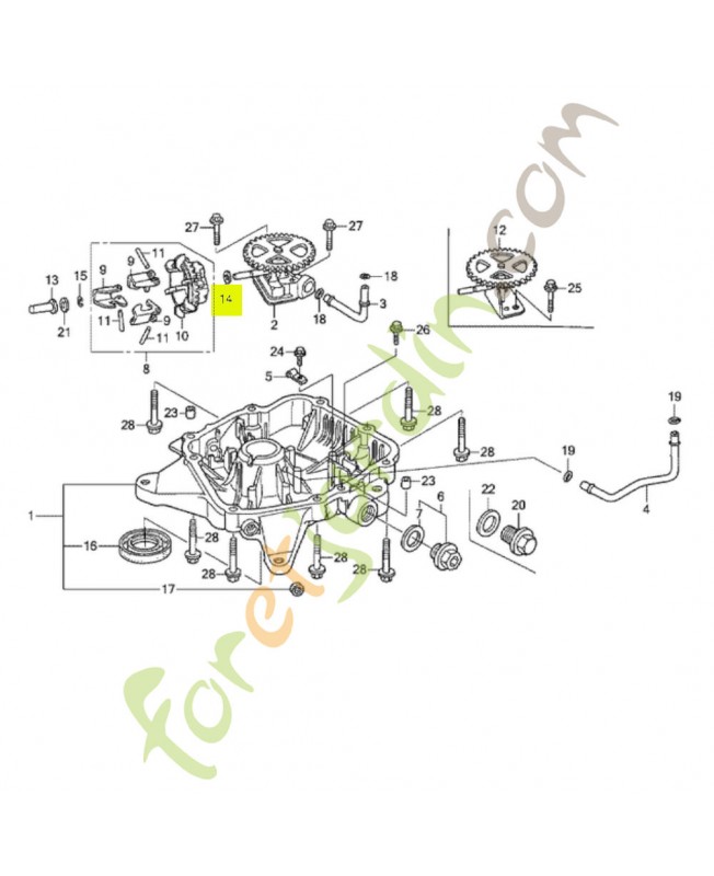 Rondelle 6x16 réf. Honda 90473147000