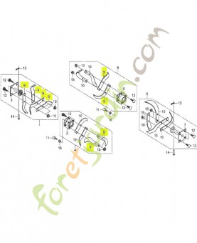 Lame de rotor d. réf. Honda...