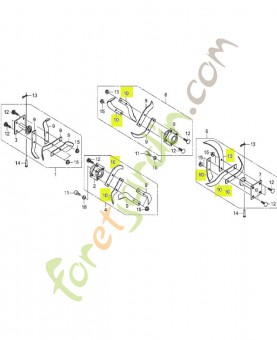 Lame de rotor g. réf. Honda 72468V19003
