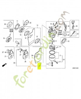 Carburateur (BB75G A) réf. Honda 16100Z8B871