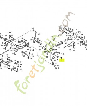 Plaque réf. Honda 80023Y09003