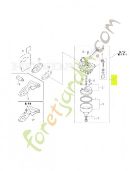 Carburateur (BB77D A)réf. Honda 16100Z9T811