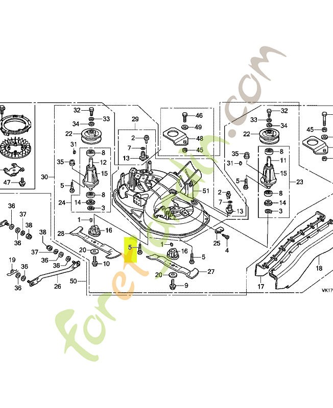 Vis réf. Honda 80103Y09003