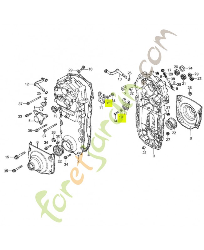 Rondelle de ressort  réf. Honda 90411744000