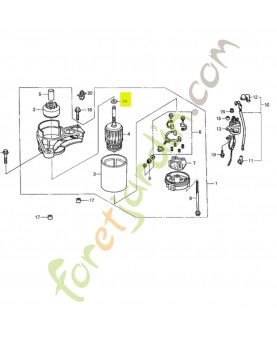Rondelle de raccord réf. Honda 90407ZF5L31