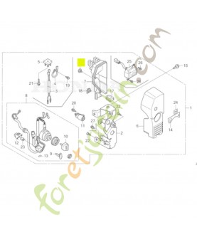 Vis speciale 6x8 réf. Honda 90380MB2000