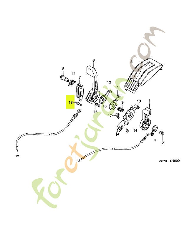 Goupille, 6x22 réf. Honda 90752VA3P01
