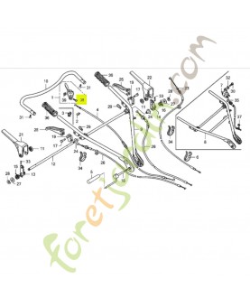 Vis a tete cylindrique 5X20 réf. Honda 90355720000