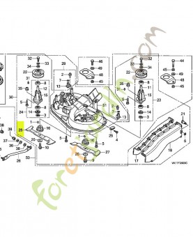 Lame d. réf. Honda 80520VK1003