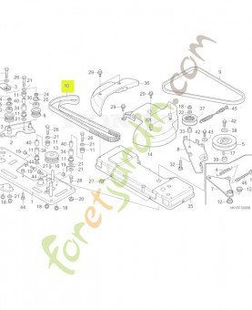 Courroie de distribution réf. Honda 76182VK1E11