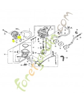 Ecrou d'insertion 6mm réf. Honda 90314ZJ1840
