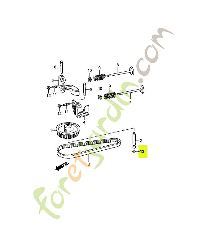 Joint torique, 6.8x1.9 (a réf. Honda 91301ZM0V31