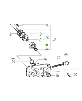 Roulement a billes husqvarna référence 738220125