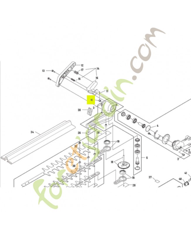 Écrou M6 réf. Honda 90306VL6003HE