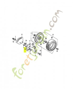 Collier, 12x6 réf. Honda 91554VG0000