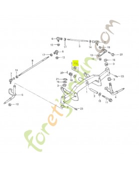 Ecrou de bride 12mm  réf. Honda 90306KF0003