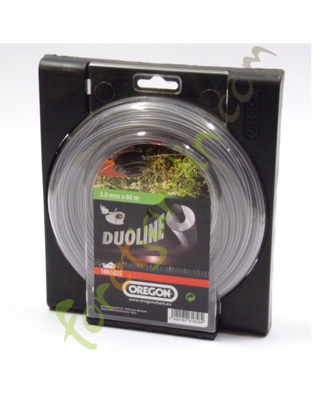 Fil nylon pour débroussailleuse  3 mm x 60 m OREGON