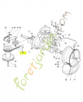 Courroie réf. Honda CG35061404H0
