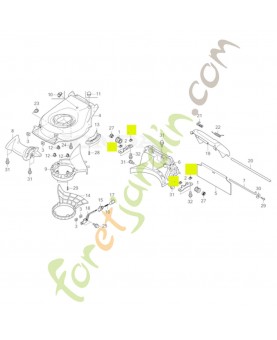 Ecrou 6mm réf. Honda 90302VR8N00