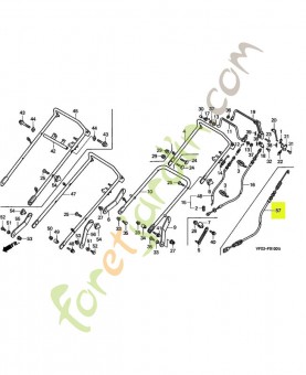 Cable comp. embrayage réf. Honda 54510VF0E51