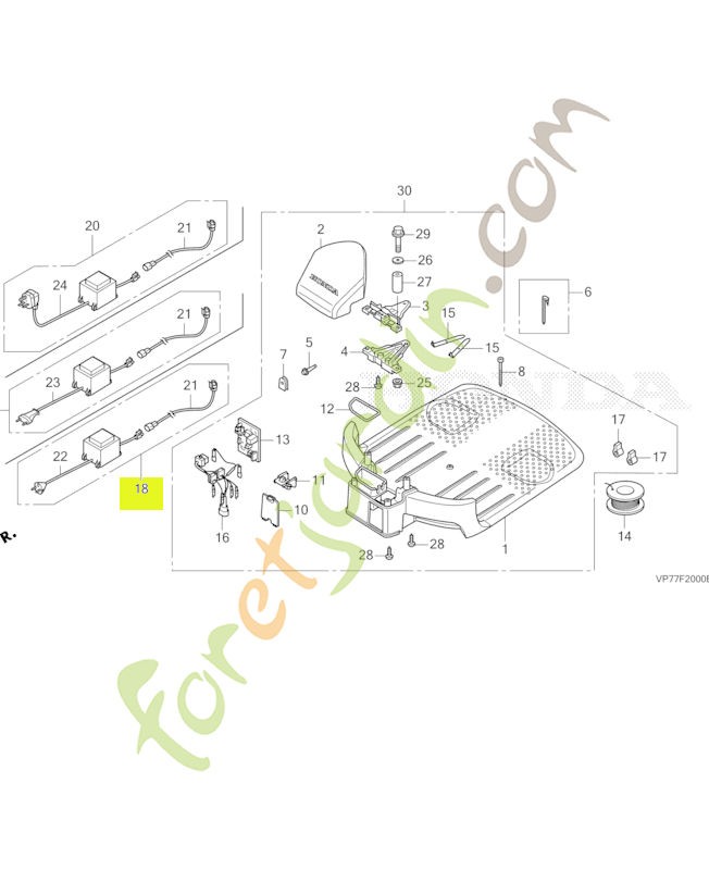 Transformateur (eu) réf. Honda 31786VP7043