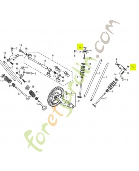 Ecrou de réglage de soupape réf. Honda 90206Z6L000
