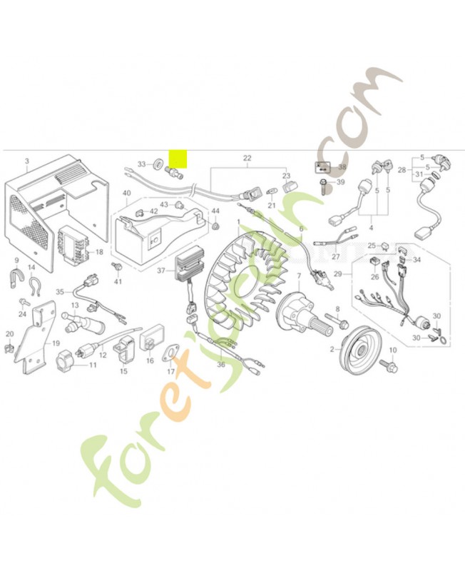 Bouchon de vidange d'huile réf. Honda 90131ZE3790