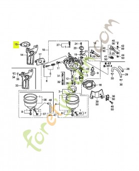 Joint d'isolant réf. Honda 16212ZH8800