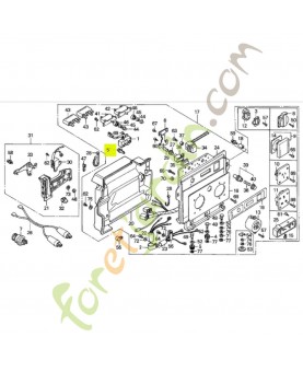 Vis de rivet 5x10 réf. Honda 90127ZV5003