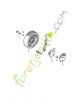 Poignee de regulateur *nh réf. Honda 42952VG3000ZA