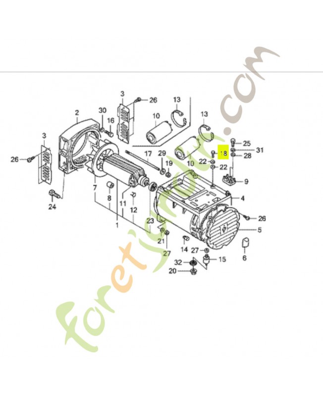 Boulon 5x10 réf. Honda 90109ZP4003