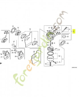 Carburateur (BB64F D) réf. Honda 16100ZM1825