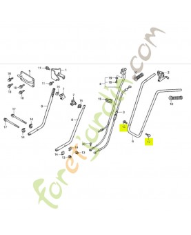 Boulon de support de poignée réf. Honda 90109799000
