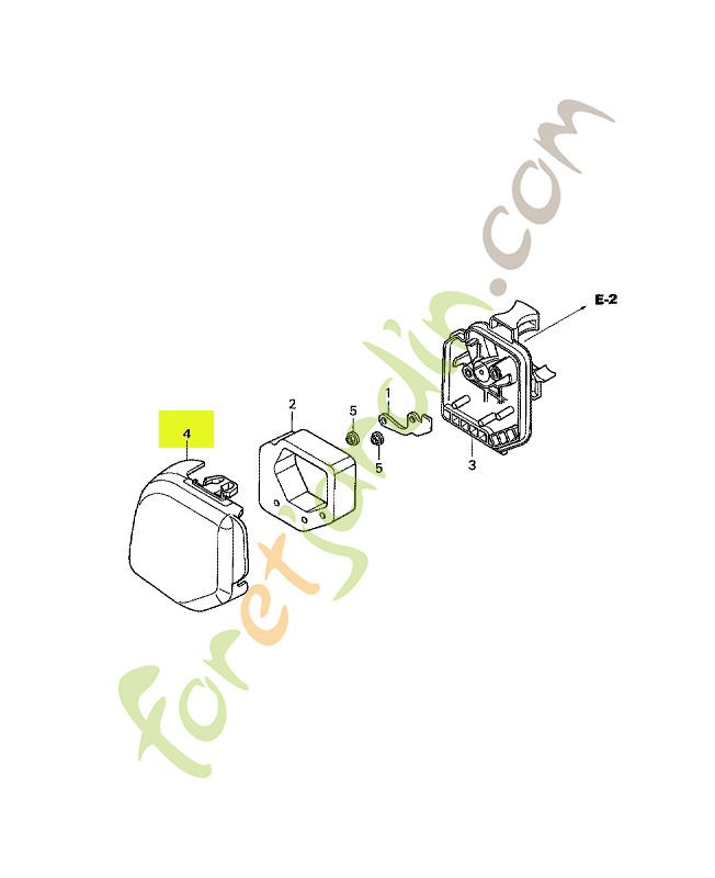 Couvercle de filtre a air réf. Honda 17231Z0H010