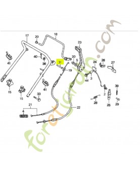 Goupille de levier réf. Honda 90106VA4000