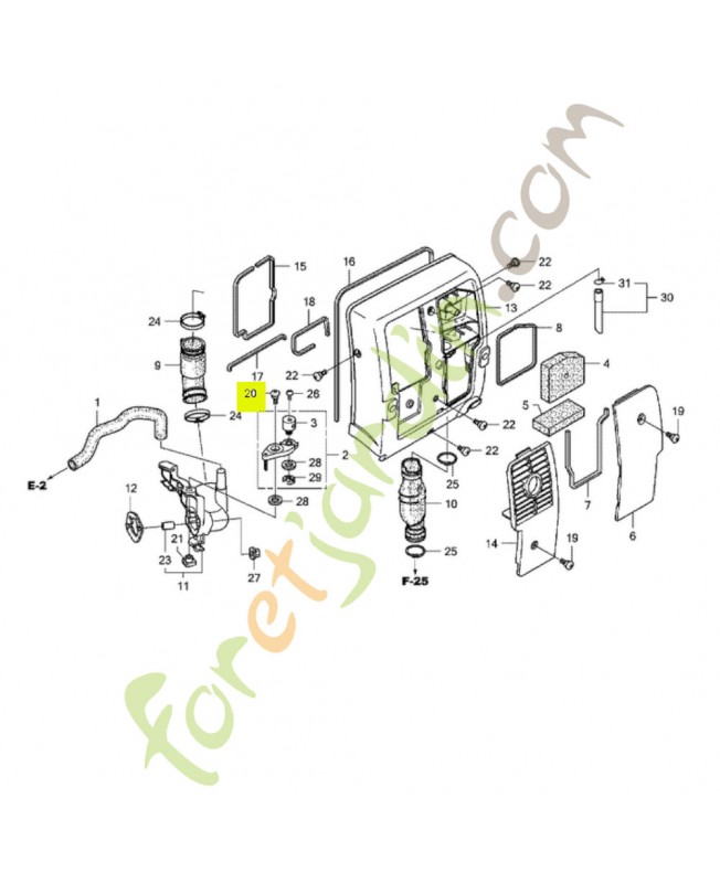Vis speciale 6x12 réf. Honda 90105Z28000