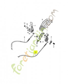 Cable comp. accelerateur réf. Honda 17910VH7000