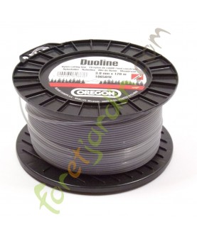 Fil nylon pour débroussailleuse  3 mm x 120 m OREGON