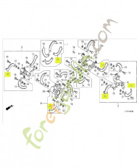Lame a de rotor réf. Honda 72461773003