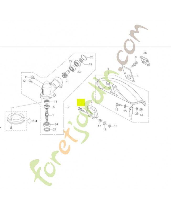 Boulon de douille 6x50 réf. Honda 90104VL5G41
