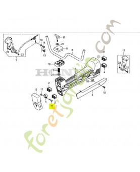 Boulon 6x40 réf. Honda 90103VR4E21